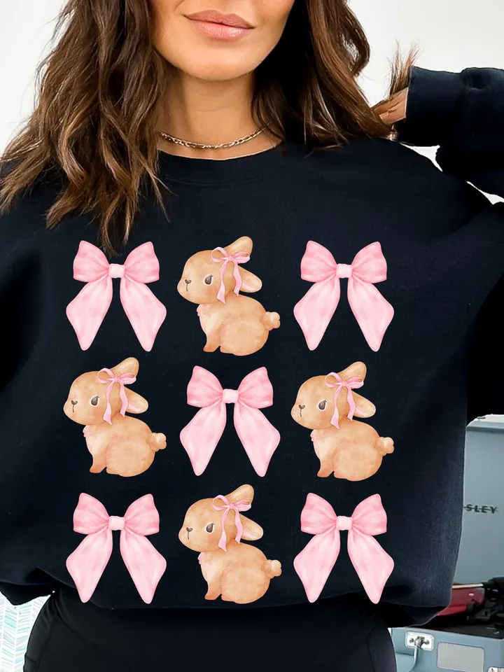 Coquette Bunny png,Easter Png,Easter Vibes Png,Easter Bunny Png,Easter Shirt Design,Happy Easter Png,Easter Sublimation Design