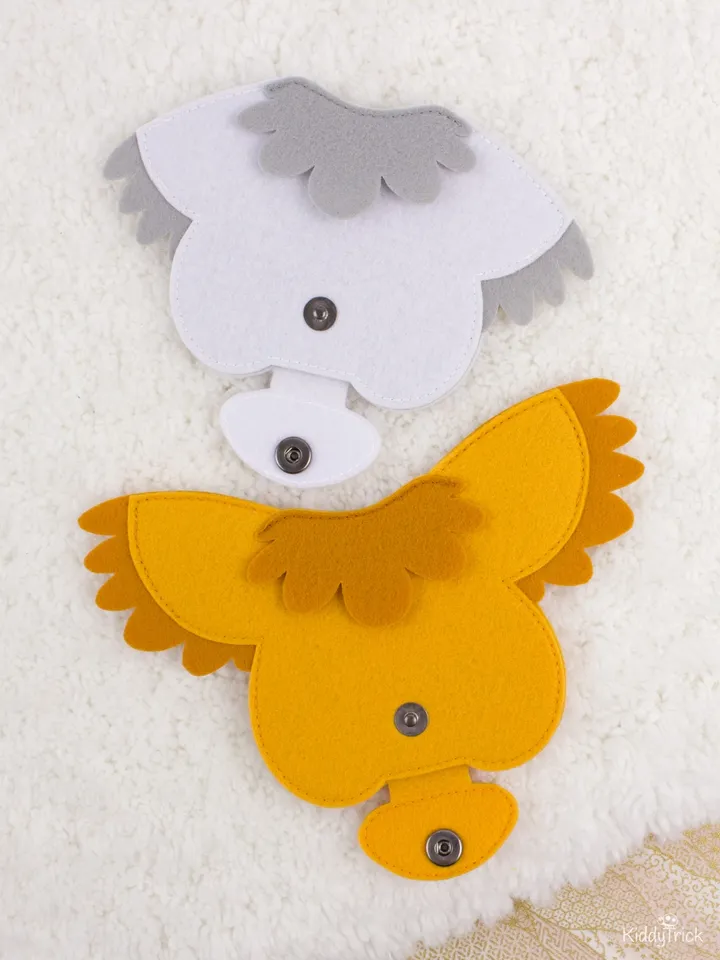 Felt Chickens Sewing Pattern - Dress Up toy