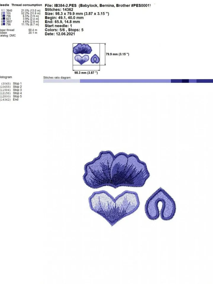 Sweet pea brooch FSL machine embroidery designs Free standing lace embroidery pattern 3D flower embroidery motif Flower FSLembroidery brooch