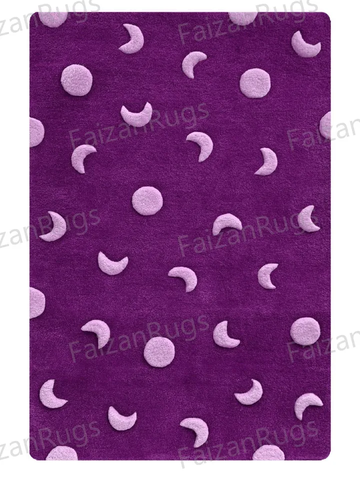 New Hand Tufted Modern Rug High and Low Area Rug Handmade 100% Wool Rug Home Decor Flooring Rug Bedroom Living Dining 6x9 8x10 9x12 10x14
