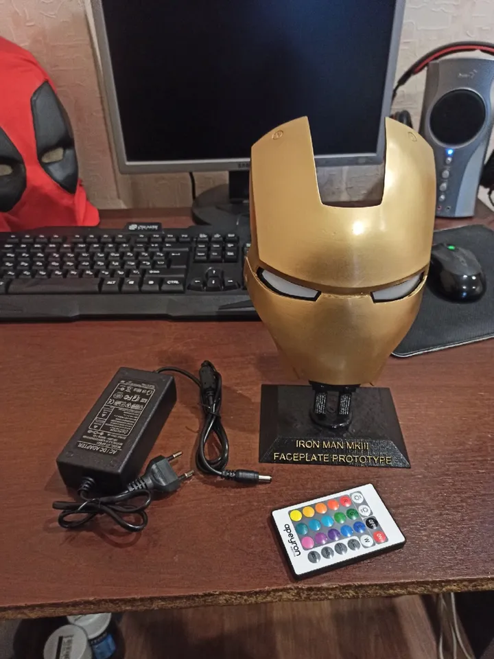 Iron Man Night Lamp,  Iron Man FacePlate Lamp