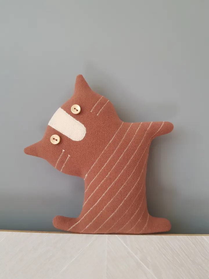 Cat Sewing pattern PDF, digital tutorial in english, diy stuffed animal