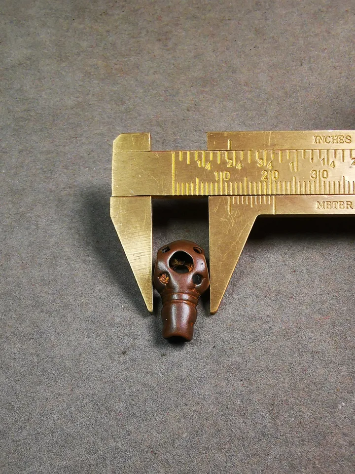 Gandhanra Tibetan Guru Bead,Mini Size T-drilled 3-Hole Prayer Bead,Mala Bead,Connector Bead for Buddhist Bead Accessories