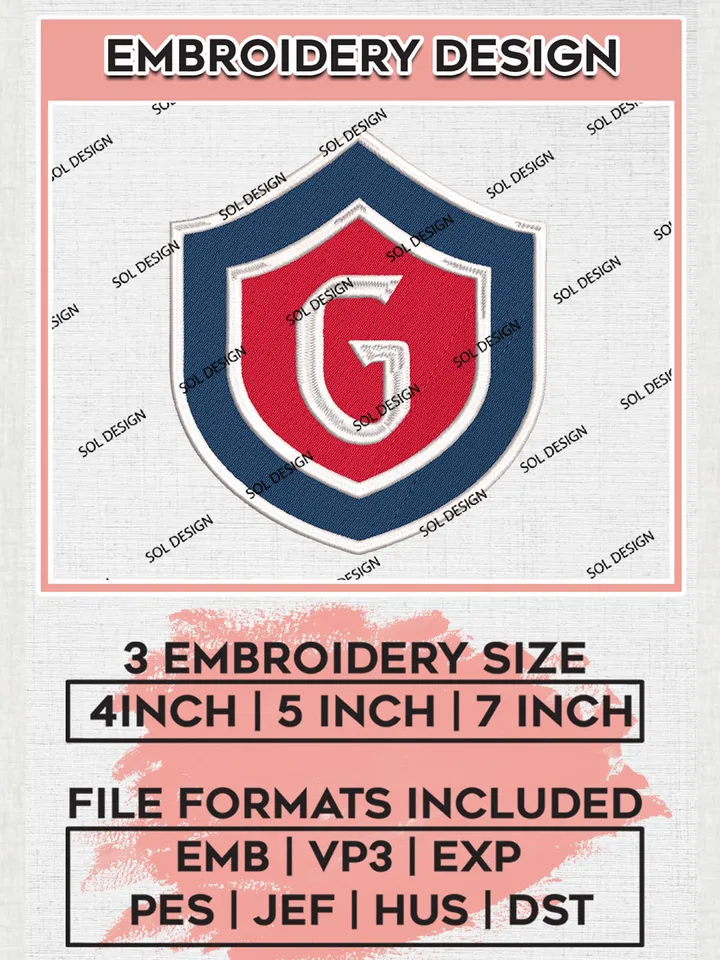 NCAA Saint Marys Gaels Mascot Logo Embroidery Designs, NCAA Logo Machine Embroidery Files, NCAA Saint Marys Gaels Logo, NCAA Embroidery Designs, Machine Embroidery Designs, Digital Download