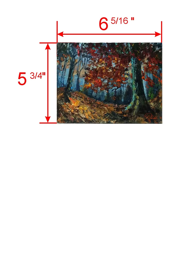 The Enchanted Forest, original signed oil painting