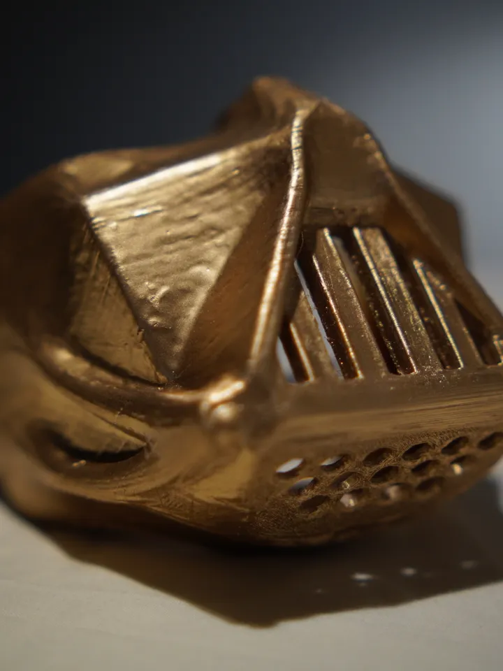 Darth Vader Mask Gold Half Mask Darth Vader mask Gold