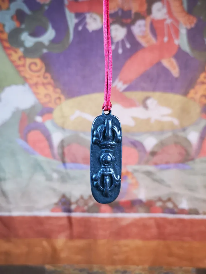 Gandhanra Handmade Tibetan Budhist Amulet,Vajra Dorje, Protective Pendant,1.96&quot;