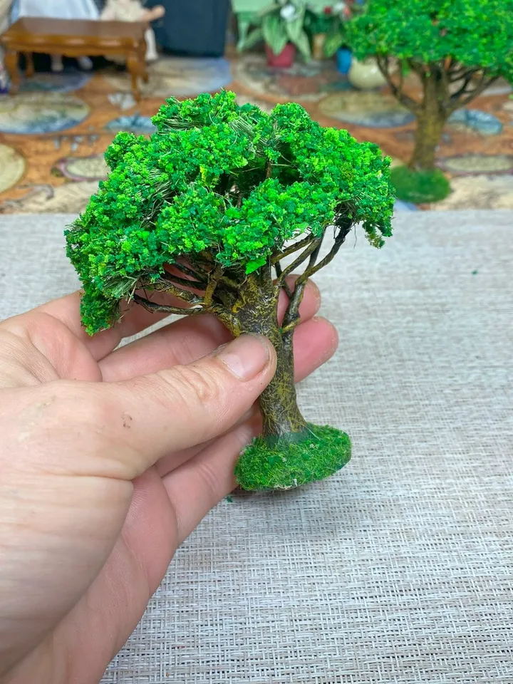Tree for doll garden. Dollhouse miniature. 1:12. Plants for a dollhouse.