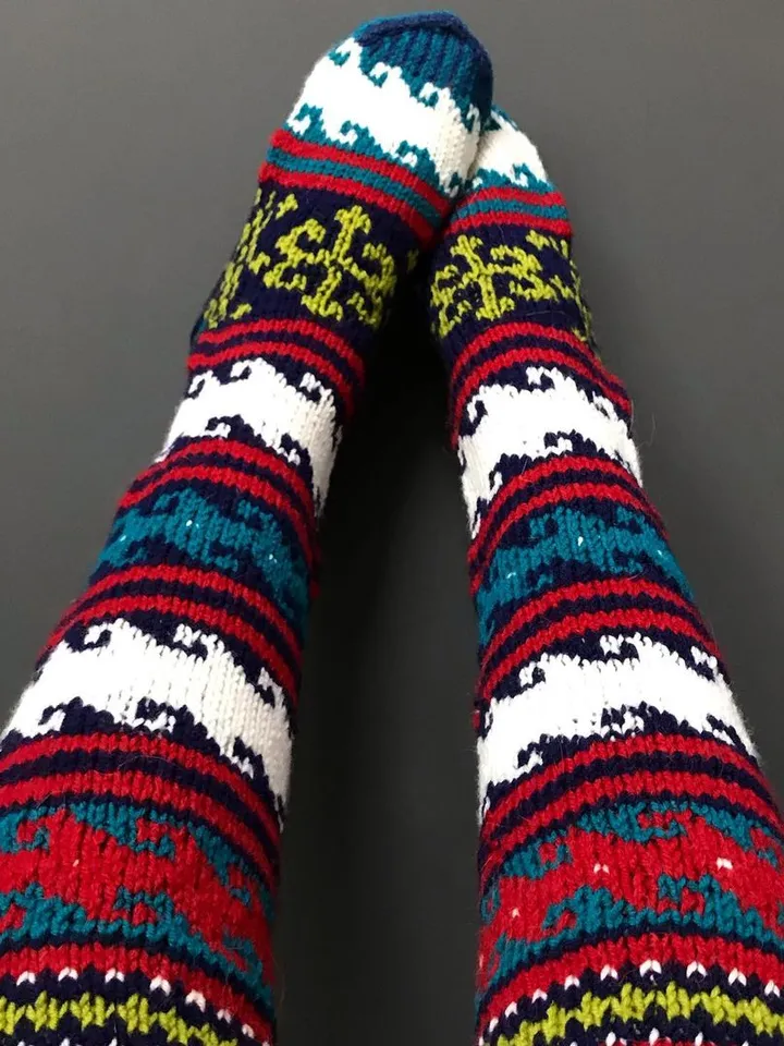 Jurabian socks in ethnic strip