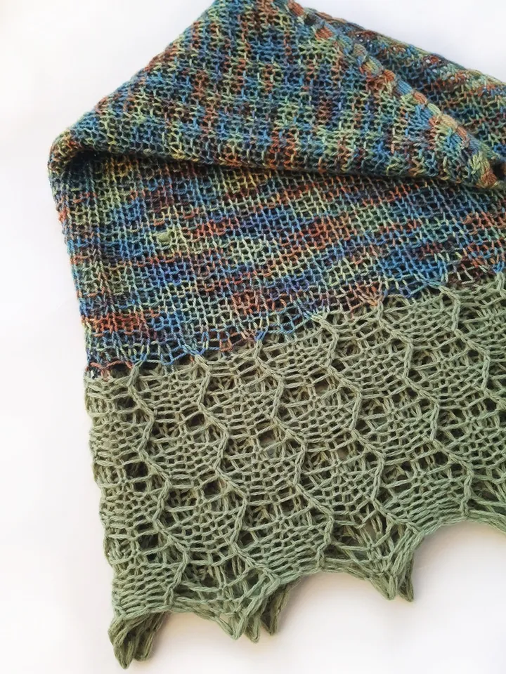 Visit Shawl Knitting Pattern PDF