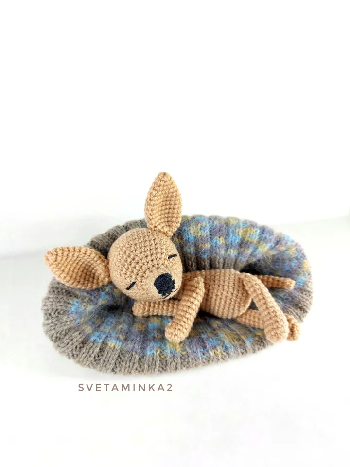 Crochet Chihuahua Pattern. Amigurumi Dog. Digital Download. PDF.