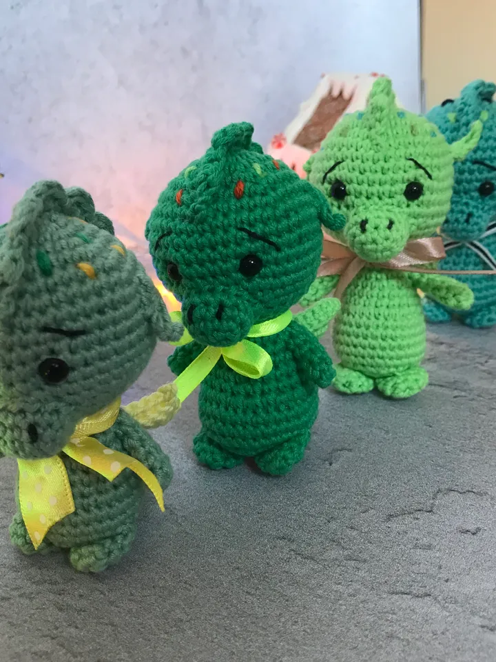 Dragon angel crochet pattern