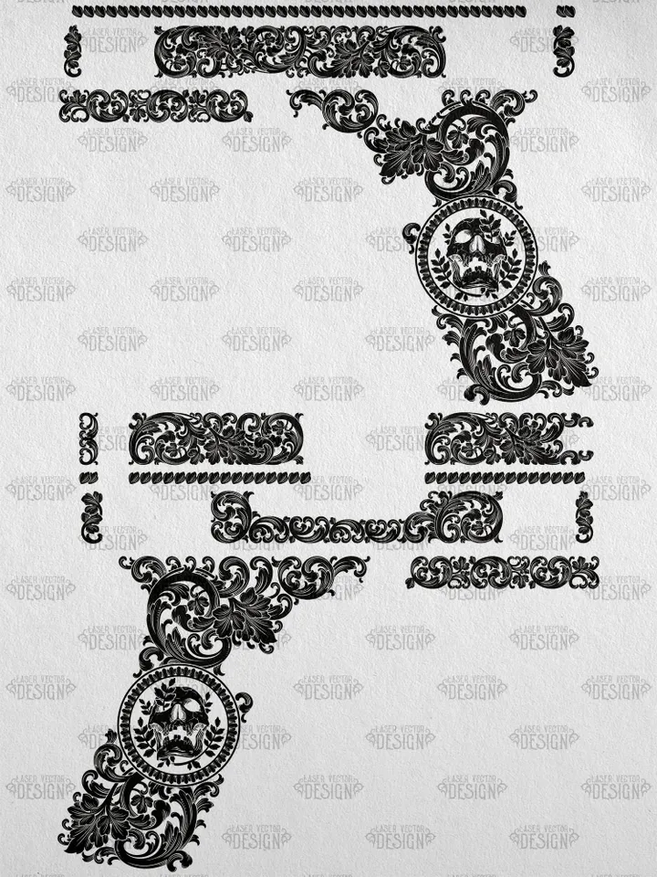 VECTOR DESIGN Glock 43 X Scrollwork 2