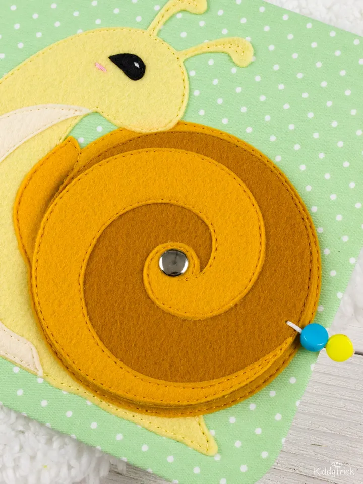 Snail - Felt Applique - Sewing Pattern