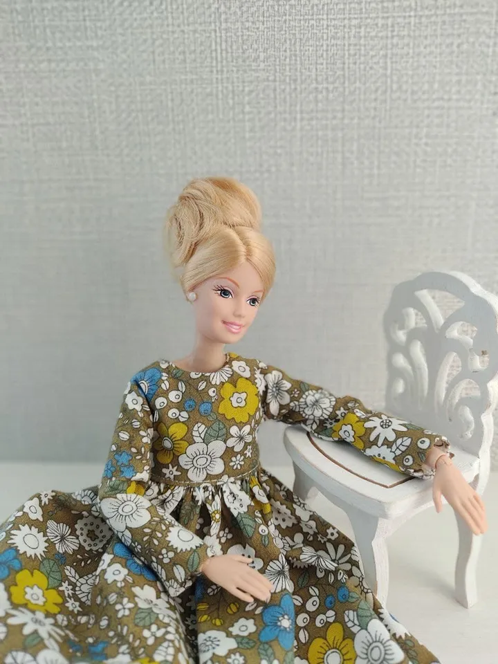 PDF sewing pattern for Barbie MTM dolls.