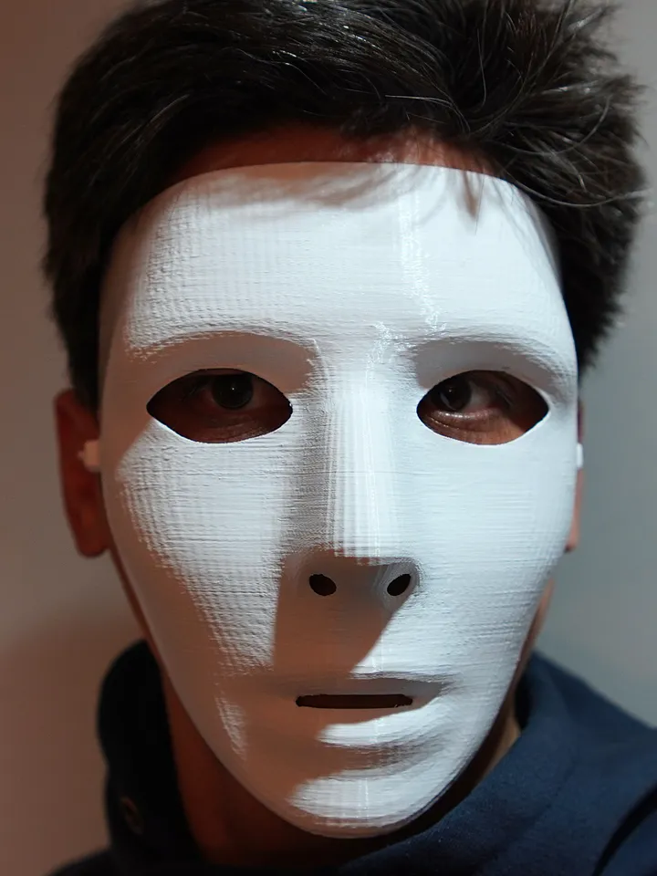 Joey Jordison Slipknot Blank Mask White Caesar 1983 1986 Joey Jordison Slipknot Blank mask