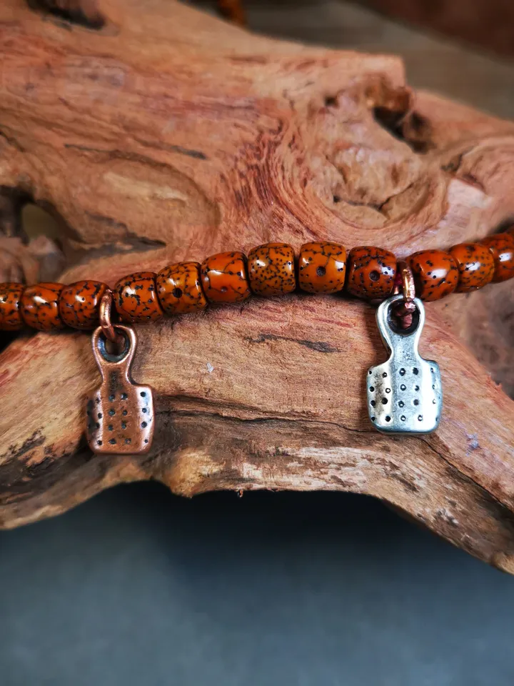 Gandhanra Handmade  Mala Counter, Mala Pendant, Prayer Beads Accessories,Made of Cold Iron