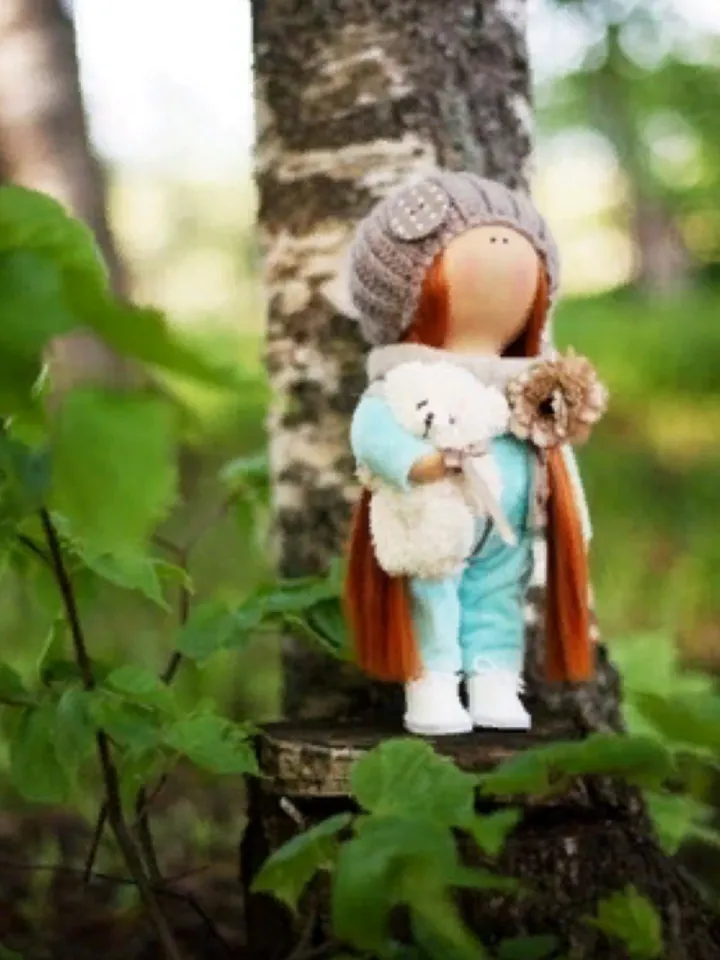 Textile interior doll/ Tilda doll/ Home decor