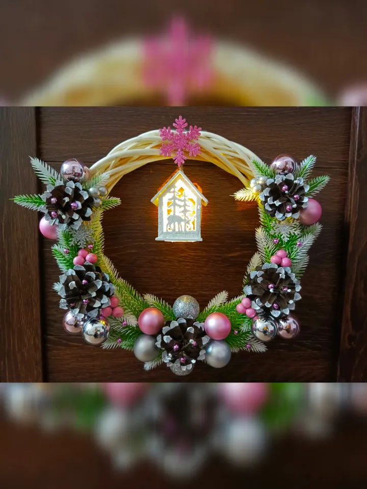 Handmade Christmas wreath