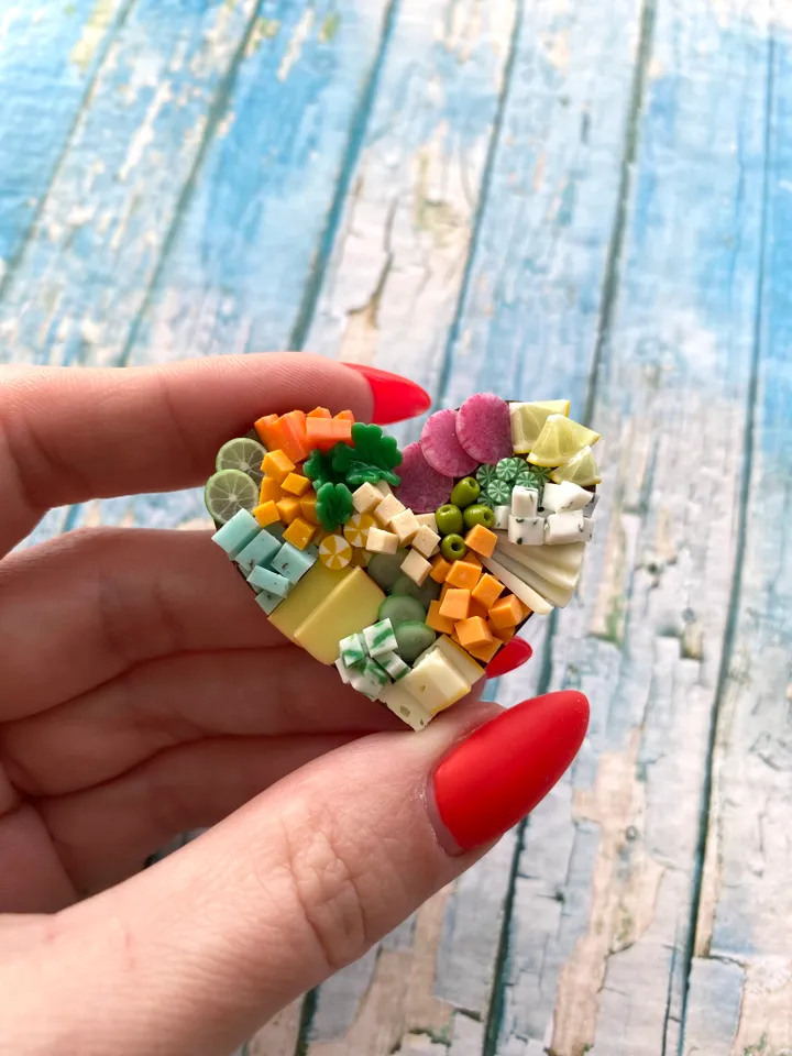 Magnet Miniature St Patrick Day Board with Polymer clay Souvenir