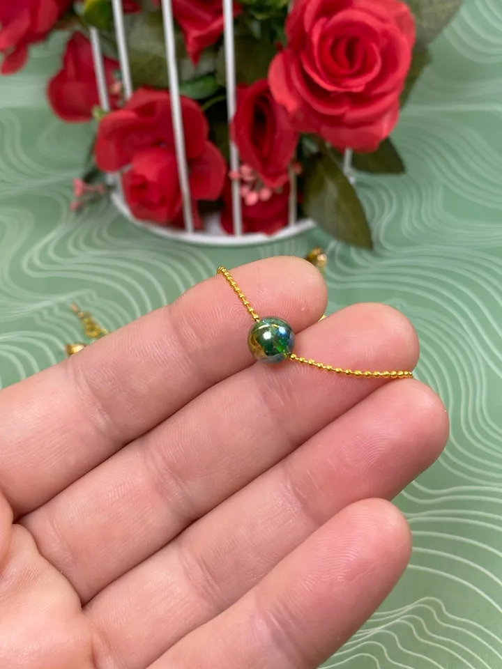 Pendant on a chain for the neck. Handmade jewelry.