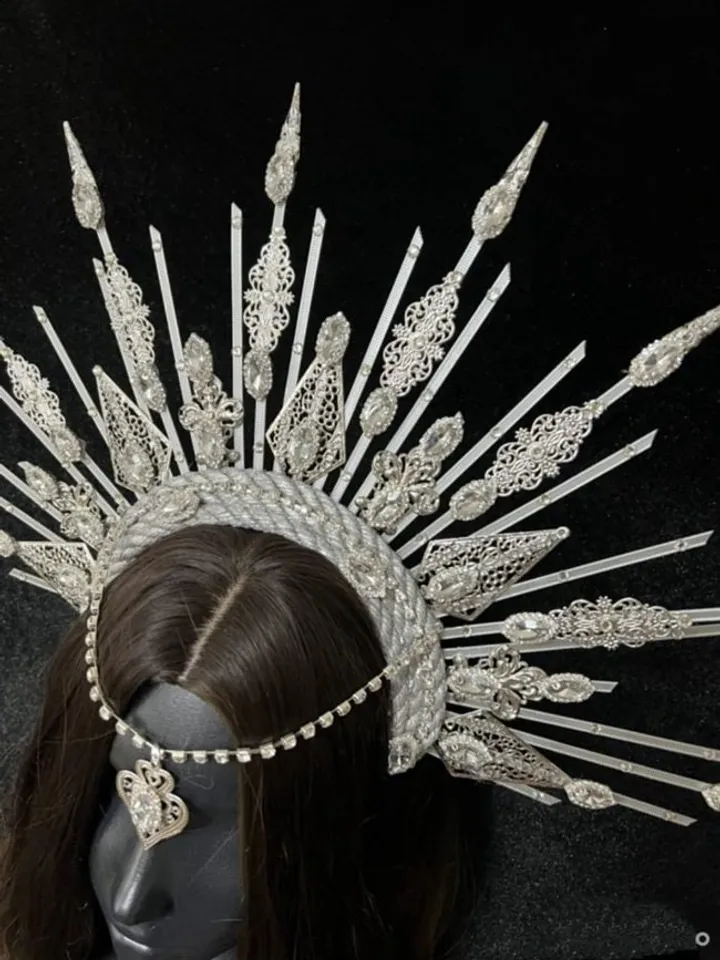 Halo Crown - Sunburst Crown - Embellished Customizable