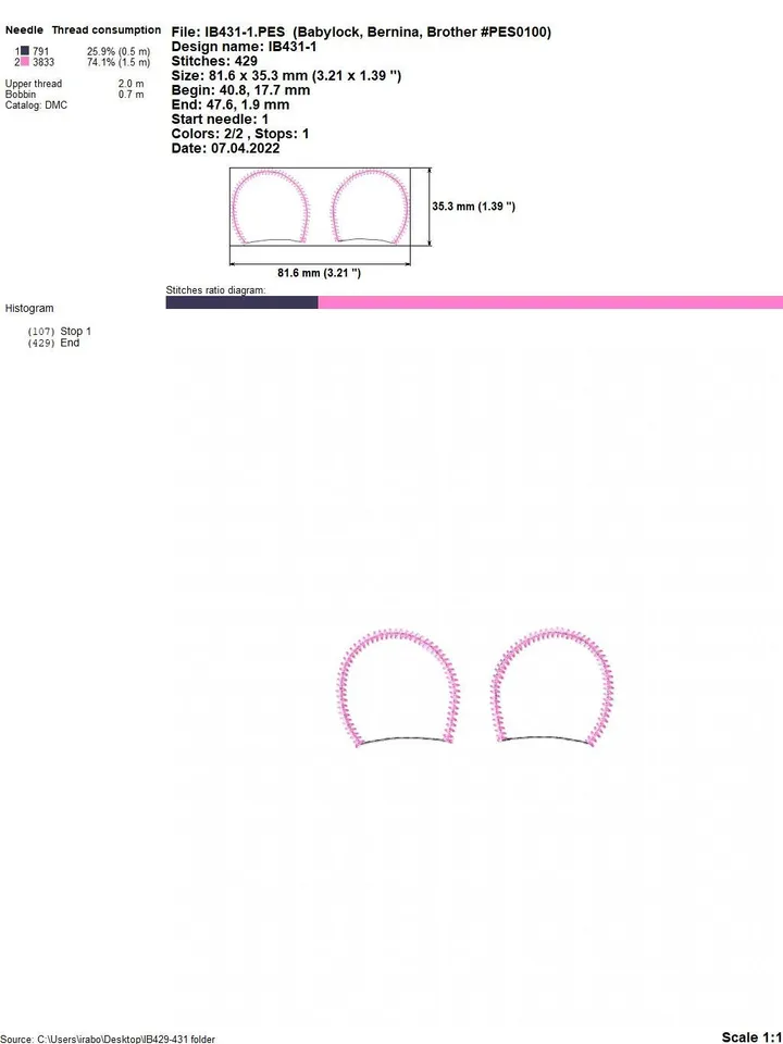 Machine embroidery designs set for babies: Soft toy, Rattle and Bear application Project in the hoop