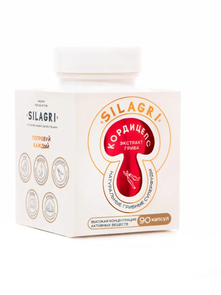 Cordyceps mushroom capsules 90 pcs