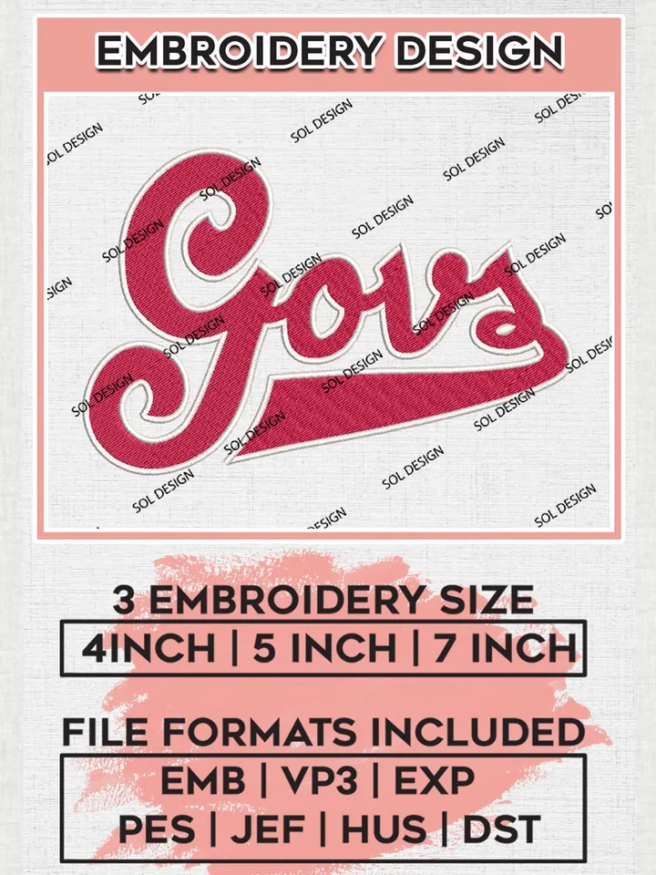 NCAA Govs Team Logo Embroidery Design Files, NCAA Austin Peay Governors Machine Embroidery, NCAA Teams, 3 sizes, NCAA Machine embroidery designs, Digital Download