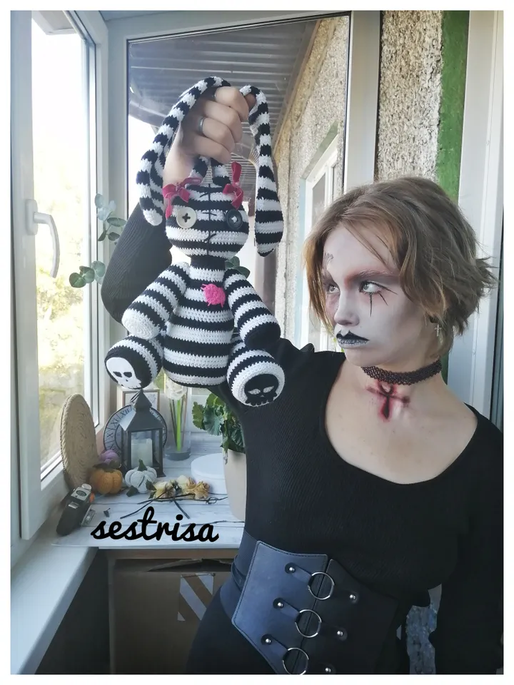 Skull bunny crochet PDF crochet