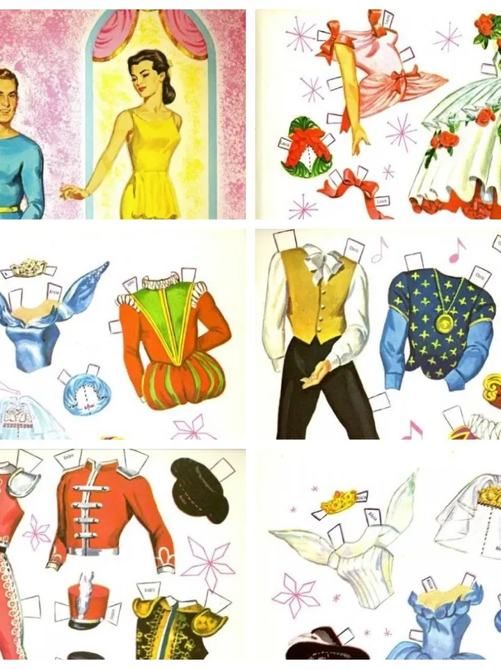 Paper Doll Ballet Digital Download PDF