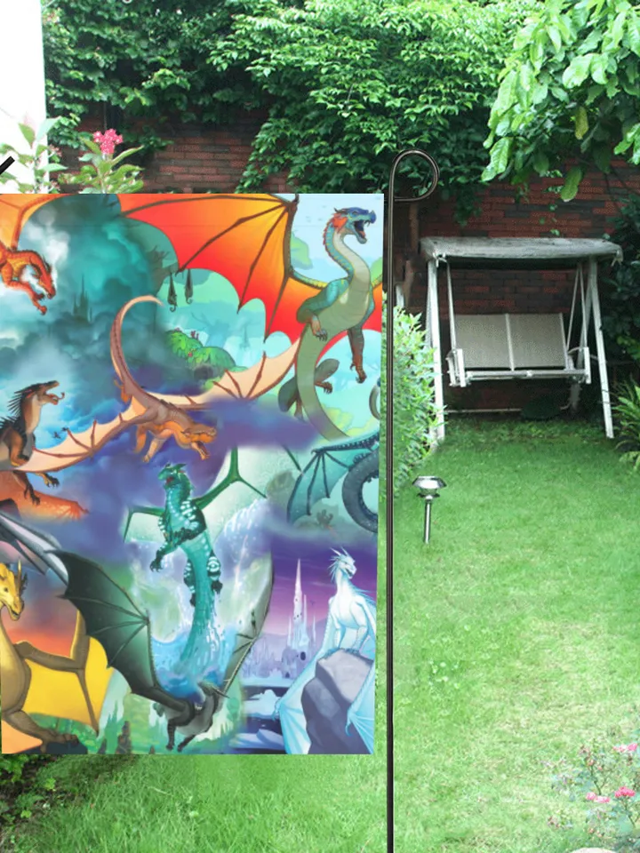 Wings Of Fire Garden Flag