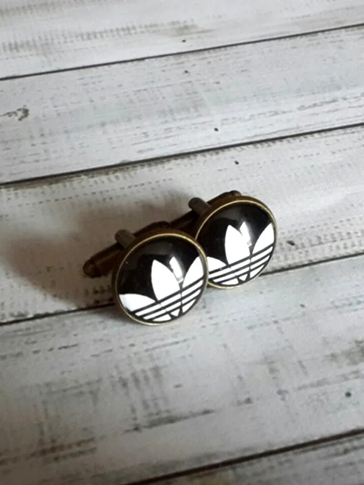 Adidas cufflinks, Adidas Logo, Adidas Gift, Adidas sport Accessories