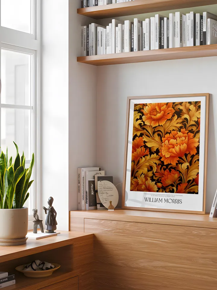 William Morris Wall Art, Vintage Botanical Print, Floral Poster Arts Decor, Digital Download, William Morris Print Digital Download AA13