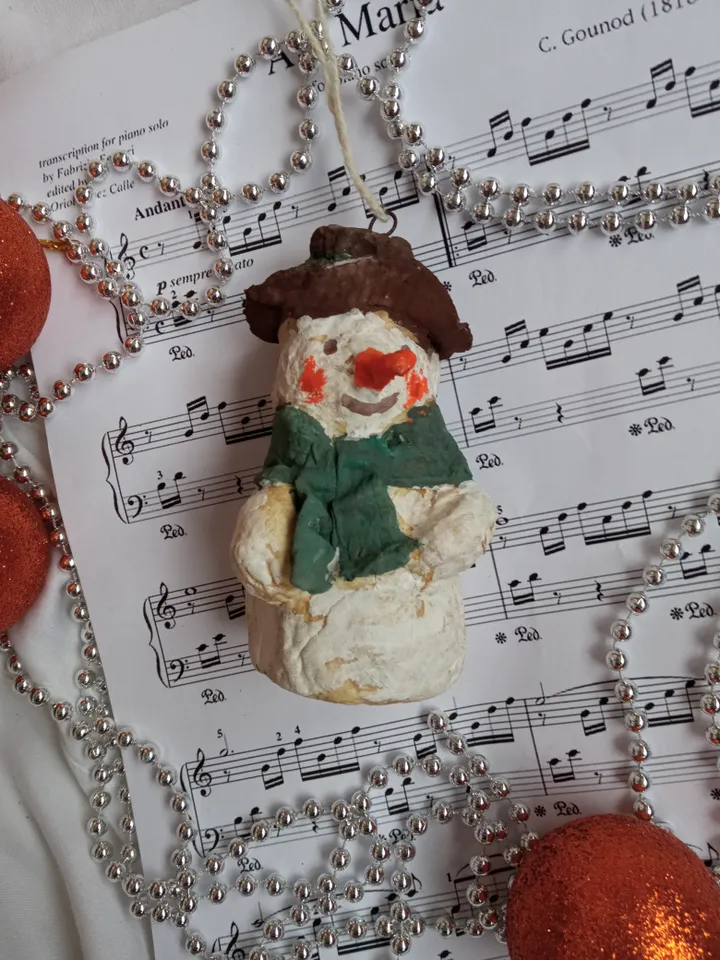 Handmade Christmas tree toy snowman New year decorations and Xmas gifts Home decor indoor