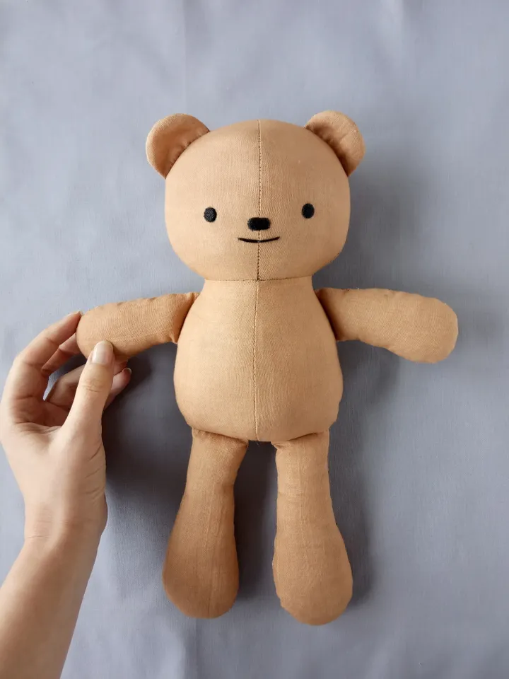 Stuffed Bear Easy Sewing Pattern (2 sizes)