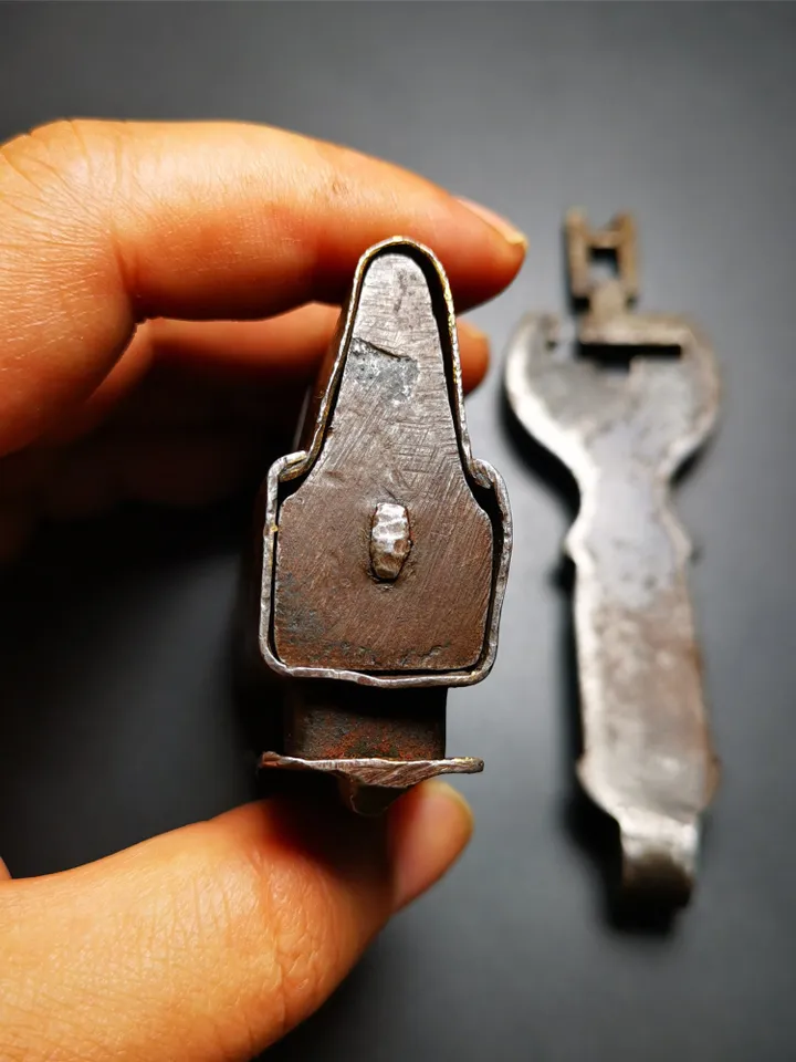Gandhanra Handmade Acient Tibetan Padlock, Old Door Lock,Large Size 100 Years