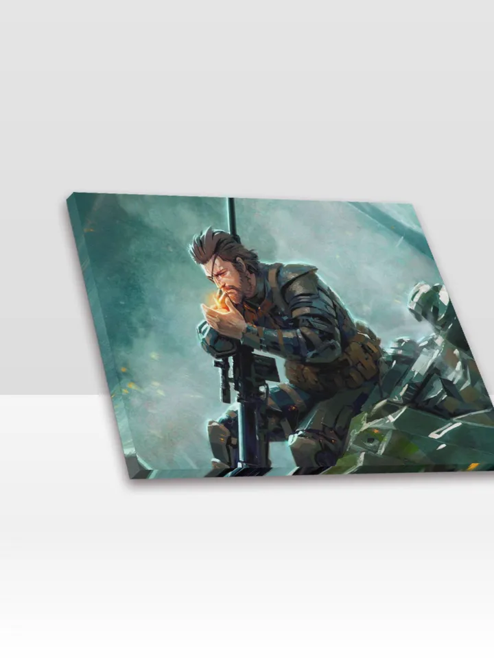 Metal Gear Solid Frame Canvas Print