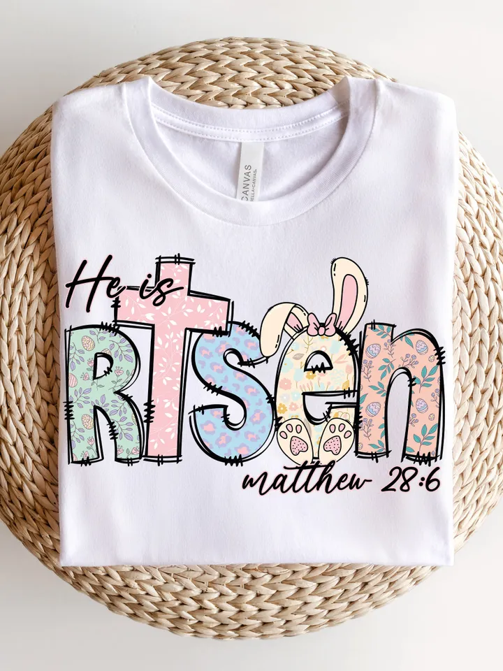 He is Risen png,Matthew 28:6,Risen png,retro easter doodle png,Easter Christian Png,Easter bible verse png,Risen doodle png,retro easter png