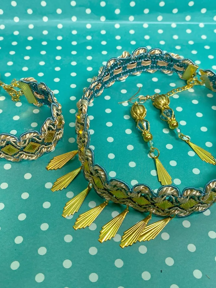 Jewelry set for oriental dances. Set of jewelry. Handmade.