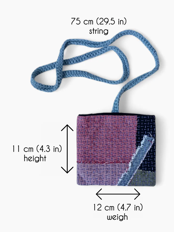 Boro embroidery case
