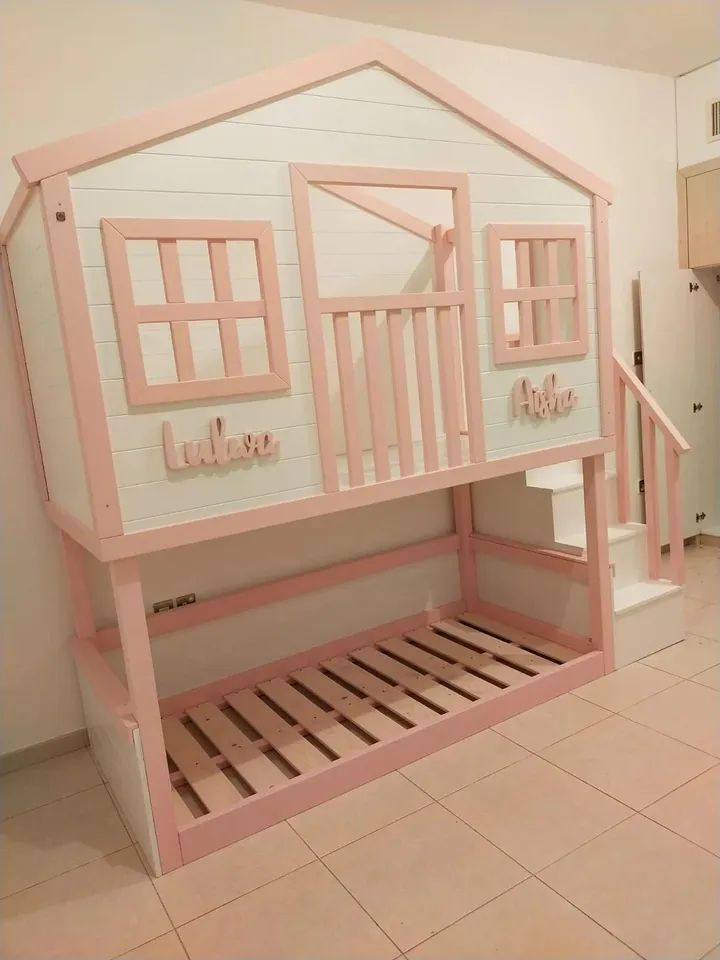 Handmade Inspired Toddler | Furniture & Toys Children's modern Bed Playhouse