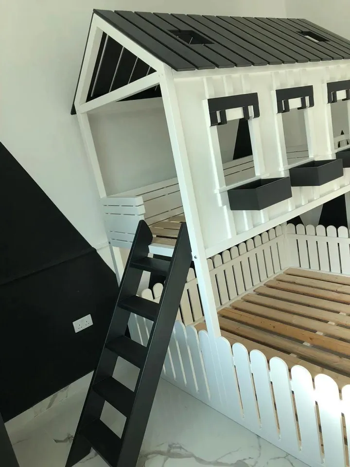 Handmade Inspired Toddler | Furniture & Toys Children's modern Bed Playhouse