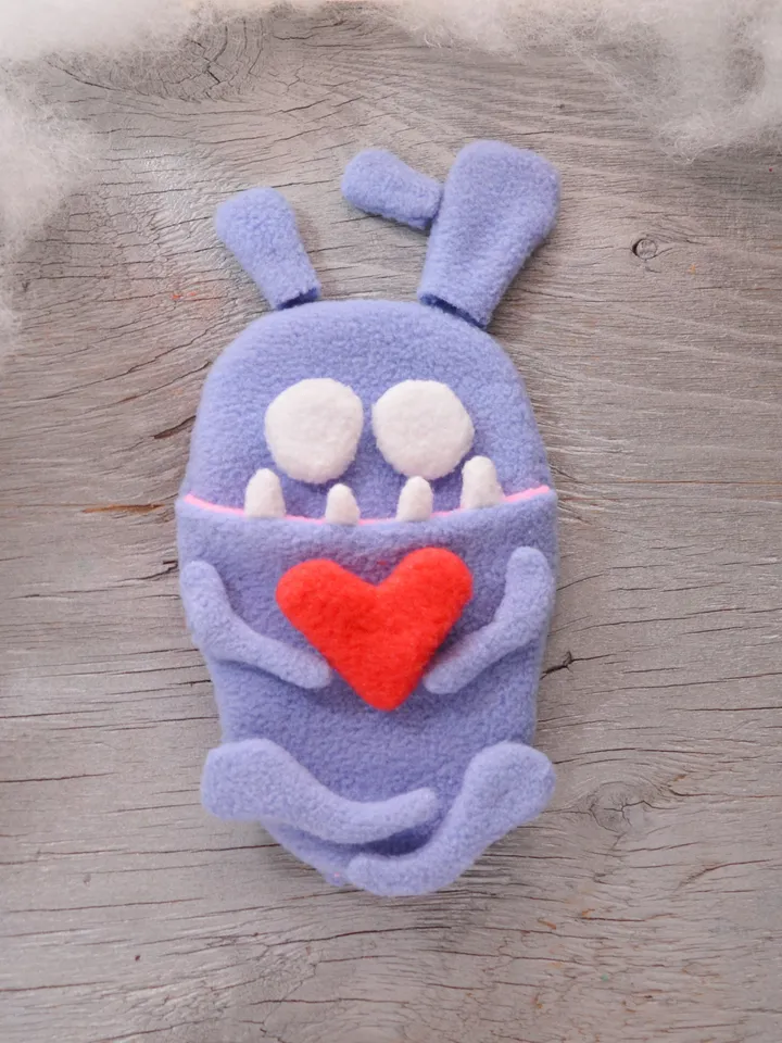 Fleece Plush Cactus PDF Pattern β Soft Toy with Heart & Spikes