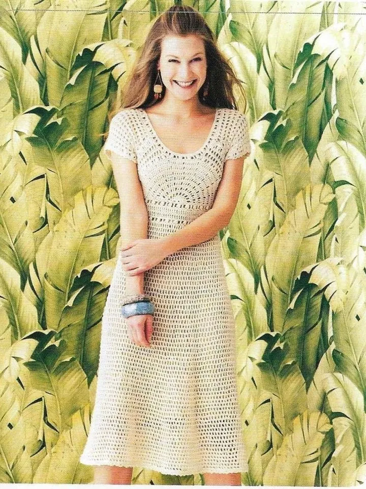 Crochet  Dress , Crochet Pattern dress , Crochet women Dress Pattern pdf instant download