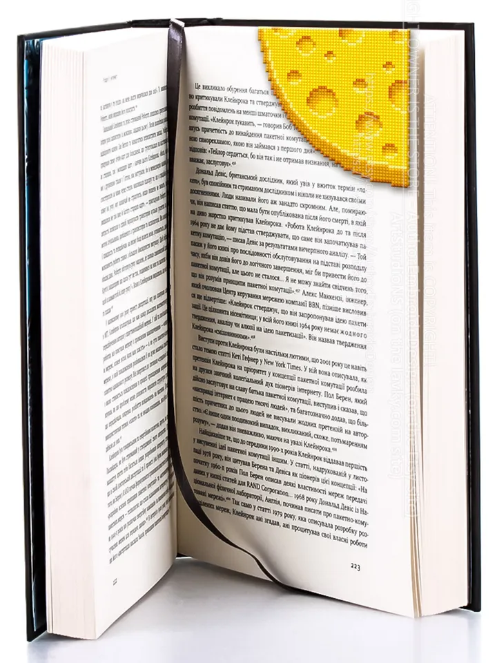 Corner bookmark cross stitch pattern PDF download Cheese cross stitch chart, Food bookmark digital PDF, Funny bookmark for beginner #B244
