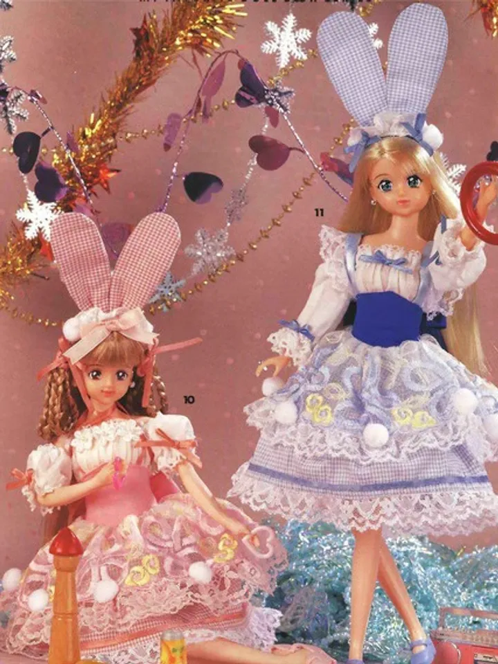 Clothes for Fashionable Dolls Japanese Magazine Sewing Pattern Wardrobe Clothes for Dolls Digital Download PDF