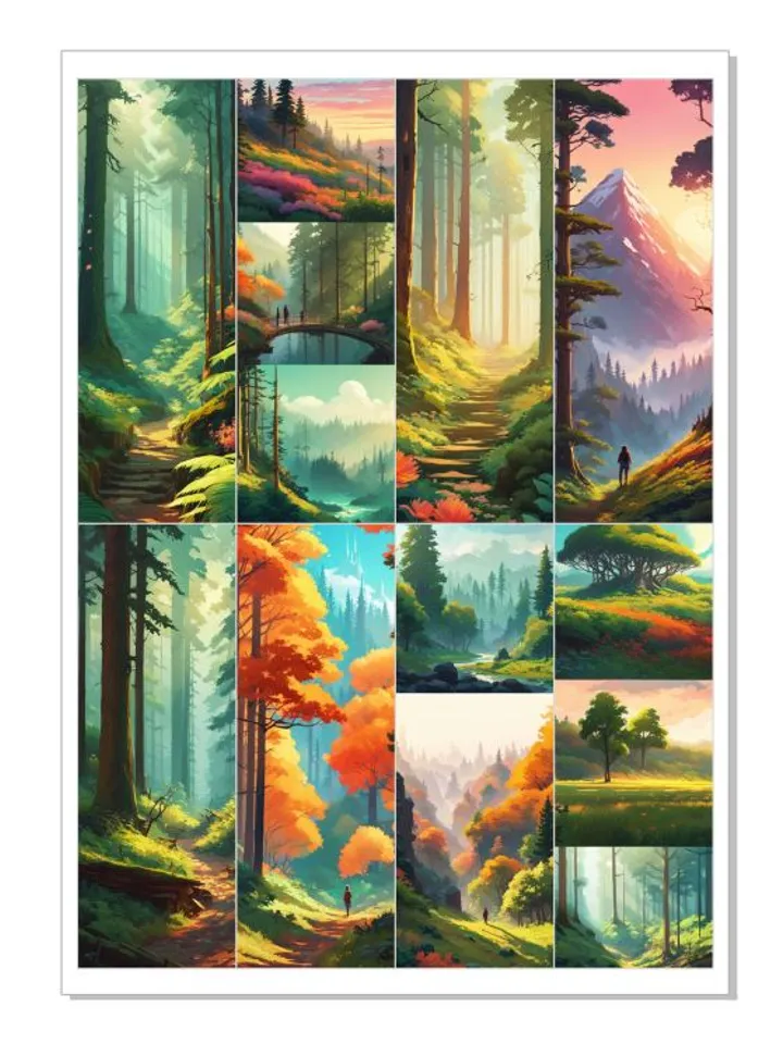 Bookmarks "Forest"