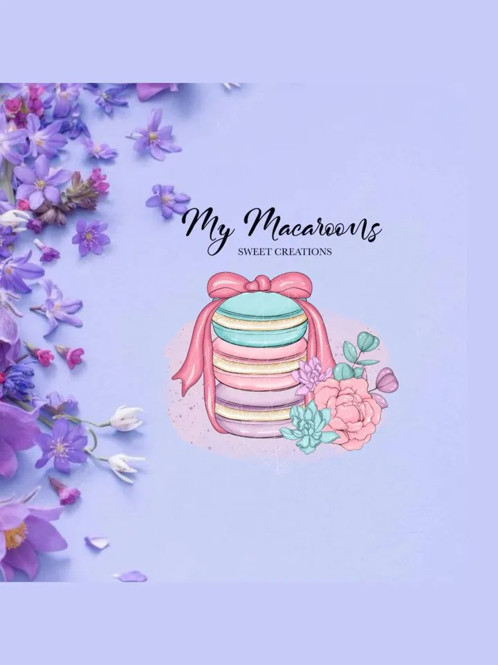 Best Macaroons Shop Logo Design, Macaroons logo, Sweets Logo, Cake Designer Logo, Pastry Logo, Sugar Cake Logo, Baker Logo, Baking Logo