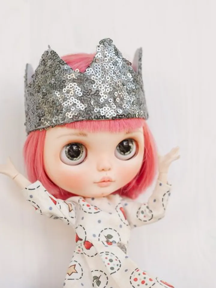 Sequin Crown for Blythe Doll